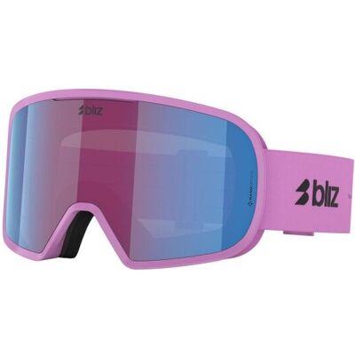 Bliz - G002S Cat 2 - Masque ski Matte Pink - Nordic Light Begonia - Violet W Blue Multi Cat 2 - Publicité Bliz - G002S Cat 2 - Masque ski Matte Pink - Nordic Light Begonia - Violet W Blue Multi Cat 2 - Publicité
