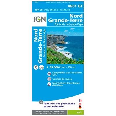 IGN - Nord - Grande Terre - Carte topographique - Taille unique - Publicité IGN - Nord - Grande Terre - Carte topographique - Taille unique - Publicité