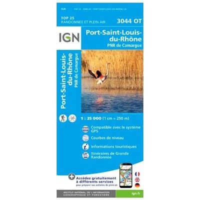 IGN - Port-Saint-Louis Du Rhône - Carte topographique - Taille unique - Publicité IGN - Port-Saint-Louis Du Rhône - Carte topographique - Taille unique - Publicité