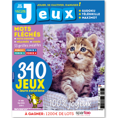 Notre Temps Jeux - 2 ans - papier + numérique + cadeau - Publicité Notre Temps Jeux - 2 ans - papier + numérique + cadeau - Publicité