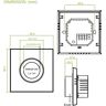 TOMTOP WiFi Écran de chauffage rotatif à thermostat intelligent avec réglage de l'étalonnage de la température/de la température/de la température/de la température/de la température/de la température/de la température (chauffage de la chauffe)