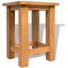 TOMTOP Table d'appoint  Chêne massif 10.6 "x9.4" x14.6 "