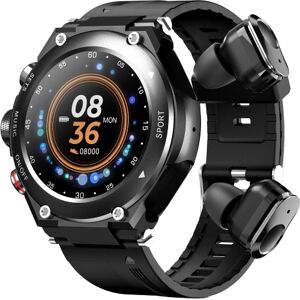 TOMTOP Montres de sport intelligentes multifonctions T92 2 en 1 avec des horloges BT sans fil - Publicité