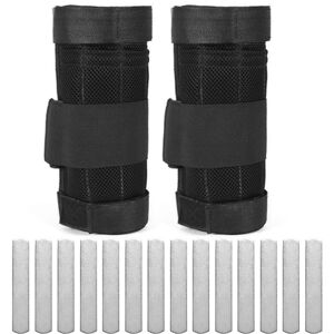 TOMTOP 2 paquets de poids de cheville réglable exercice jambe d'entraînement pondéré poids de chargement enveloppes de musculation 1 kg / 2 kg / 3 kg - Publicité