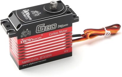 TOMTOP YIPINServo Servo numérique 80kg engrenage en métal couple élevé remplacements étanches pour 1/5 1/6 Traxxas ARRMA KRATON BAJA RC pièces de voiture Robot bateau hélicoptère