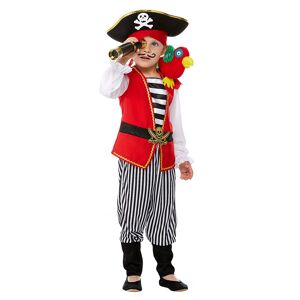 buttinette D&eacute;guisement de pirate Little Ocean pour enfants rouge - Publicité