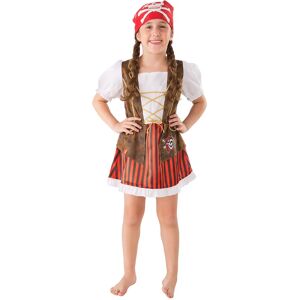 buttinette Robe de pirate pour enfants, marron/rouge rouge - Publicité