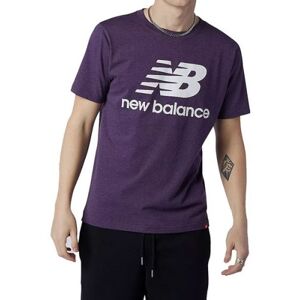 New Balance T Shirt Essentials Violet HOMME EU S - Publicité