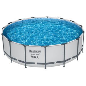 Bestway Ensemble complet de piscine Steel Pro MAX™ Frame Pool avec pompe filtrante Ø 457 x 122 cm - Publicité