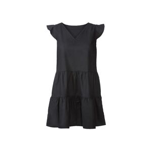 esmara® Robe en lin femme (44, noir) - Publicité