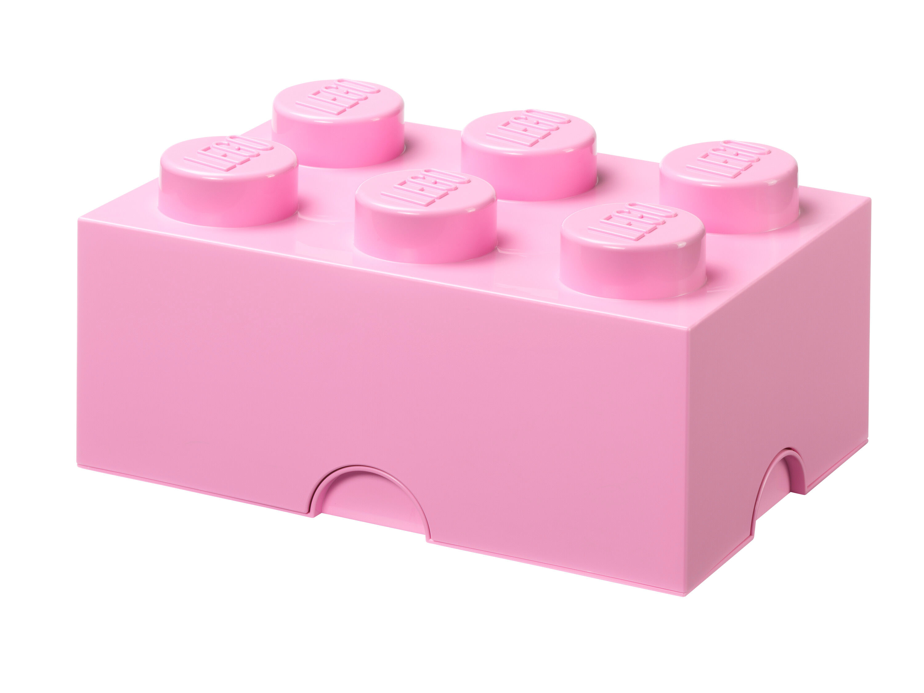 Lego Brique de rangement 6 tenons (rose)