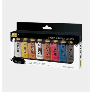 Kreul, Peinture loisirs créatifs, SOLO GOYA Acrylic 20 ml 8er Set Effect Colors (20 ml) - Publicité Kreul, Peinture loisirs créatifs, SOLO GOYA Acrylic 20 ml 8er Set Effect Colors (20 ml) - Publicité