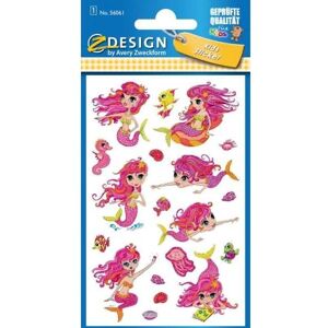 Z-Design - Autocollants Glitter Sirène - 19 Motifs - multicolore - Autocollants - Publicité Z-Design - Autocollants Glitter Sirène - 19 Motifs - multicolore - Autocollants - Publicité