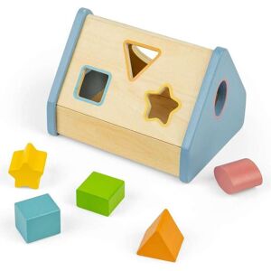 Maison de tri de formes en bois Bigjigs, 5 pièces, multicolore - Publicité Maison de tri de formes en bois Bigjigs, 5 pièces, multicolore - Publicité