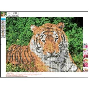 Centrum Mosaïque diamantée 5D 30x40cm Tigre 89752 - Publicité Centrum Mosaïque diamantée 5D 30x40cm Tigre 89752 - Publicité