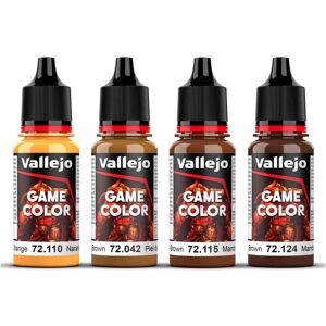 Vallejo, Peinture loisirs créatifs, Game Color, set en cuir 4x18ml (18 ml) - Publicité Vallejo, Peinture loisirs créatifs, Game Color, set en cuir 4x18ml (18 ml) - Publicité