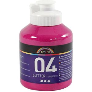 Creativ Company, Peinture loisirs créatifs, Peinture acrylique pailletée pour enfants - Rose, 500 ml (500 ml) - Publicité Creativ Company, Peinture loisirs créatifs, Peinture acrylique pailletée pour enfants - Rose, 500 ml (500 ml) - Publicité