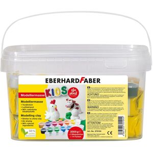 EberhardFaber Pâte à modeler 2000g blanche avec 14 couleurs - Publicité EberhardFaber Pâte à modeler 2000g blanche avec 14 couleurs - Publicité