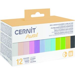 Cernit, Modelage, Assortiment 12 mini pains 25g Pastel - Publicité Cernit, Modelage, Assortiment 12 mini pains 25g Pastel - Publicité
