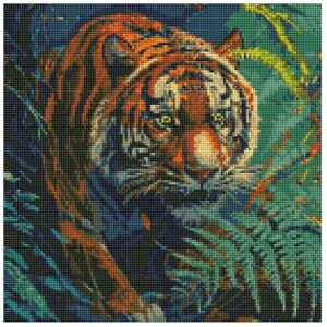 Ideyka Diamond Painting - Dschungel-Lord mit Rahmen 40 x 40 cm - Publicité Ideyka Diamond Painting - Dschungel-Lord mit Rahmen 40 x 40 cm - Publicité