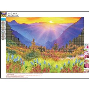 Centrum Mosaïque Diamant 5D 30x40cm Montagnes 89756 - Publicité Centrum Mosaïque Diamant 5D 30x40cm Montagnes 89756 - Publicité