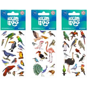 Sticker Boo, Autocollants, Aufkleber BOO Birds 2 Mix-Aufkleber - Publicité Sticker Boo, Autocollants, Aufkleber BOO Birds 2 Mix-Aufkleber - Publicité