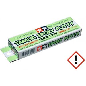 Tamiya Mastic époxy Quick Type 25g 2K - Publicité Tamiya Mastic époxy Quick Type 25g 2K - Publicité