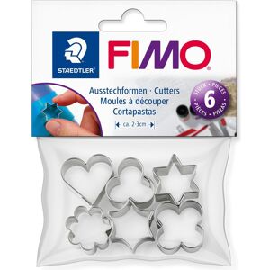 Fimo SOFT - Coupe-biscuits, Emporte-pièce, Argent - Publicité Fimo SOFT - Coupe-biscuits, Emporte-pièce, Argent - Publicité