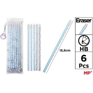 Makerzoid, Crayon à papier + critérium, Ein Satz Bleistifte mit Radiergummi in einem Frosty-Etui - Publicité Makerzoid, Crayon à papier + critérium, Ein Satz Bleistifte mit Radiergummi in einem Frosty-Etui - Publicité