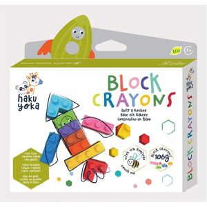 Haku Yoka Crayons de cire en bloc Fusée (MQ2) - Publicité Haku Yoka Crayons de cire en bloc Fusée (MQ2) - Publicité