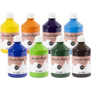 Creativ Company, Peinture loisirs créatifs, Acrylic Paint Glossy (500 ml) - Publicité Creativ Company, Peinture loisirs créatifs, Acrylic Paint Glossy (500 ml) - Publicité