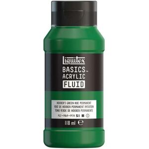 Winsor & Newton, Peinture loisirs créatifs, Basics fluid 118ml hookers green permanent hue row (118 ml) - Publicité Winsor & Newton, Peinture loisirs créatifs, Basics fluid 118ml hookers green permanent hue row (118 ml) - Publicité