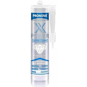 Pronova, Colle, X Power Ultra Clear (300 g, 300 ml) - Publicité Pronova, Colle, X Power Ultra Clear (300 g, 300 ml) - Publicité