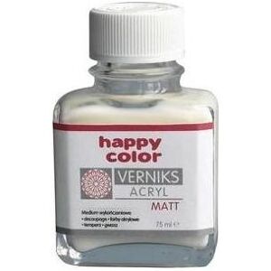 Happy Color, Peinture loisirs créatifs, Vernis acrylique 75ml transparent mat (75 ml) - Publicité Happy Color, Peinture loisirs créatifs, Vernis acrylique 75ml transparent mat (75 ml) - Publicité