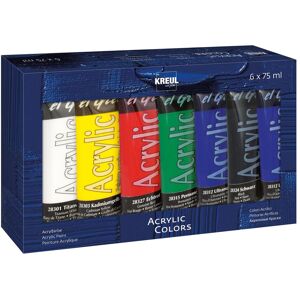 Kreul, Peinture loisirs créatifs, el Greco Acrylic Set de 6 pièces (75 ml) - Publicité Kreul, Peinture loisirs créatifs, el Greco Acrylic Set de 6 pièces (75 ml) - Publicité