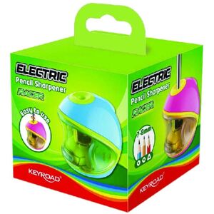 Keyroad, Taille-crayons, Temperutek, électrique, boîte individuelle, mélange de couleurs - Publicité Keyroad, Taille-crayons, Temperutek, électrique, boîte individuelle, mélange de couleurs - Publicité