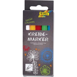 Ensemble de Marqueurs à Craie Folia - 1-2mm Couleurs Assorties - 5 pcs - Publicité Ensemble de Marqueurs à Craie Folia - 1-2mm Couleurs Assorties - 5 pcs - Publicité