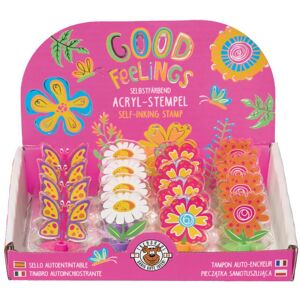 Trendhaus, Tampon encreur, Acrylstempel Good Feelings selbstfärbend 4fach sortiert - Publicité Trendhaus, Tampon encreur, Acrylstempel Good Feelings selbstfärbend 4fach sortiert - Publicité