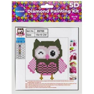 Norimpex 5D-Diamantmosaik - Eule 15x15 89766 - Publicité Norimpex 5D-Diamantmosaik - Eule 15x15 89766 - Publicité