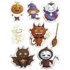 Dalprint, Autocollants, Halloween Gelaufkleber 8 Stk (8 Autocollants) - Publicité Dalprint, Autocollants, Halloween Gelaufkleber 8 Stk (8 Autocollants) - Publicité