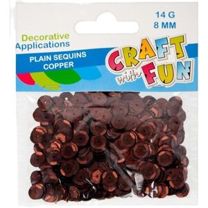 Craft with Fun Glatte Pailletten 8mm Kupfer - Publicité Craft with Fun Glatte Pailletten 8mm Kupfer - Publicité
