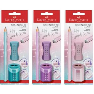 Faber-Castell, Crayon à papier + critérium, Set Jumbo Sparkle (B, 2x) - Publicité Faber-Castell, Crayon à papier + critérium, Set Jumbo Sparkle (B, 2x) - Publicité