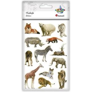 Titanum, Autocollants, Weiche konvexe Aufkleber, Tiere, Mix, 13 Stk (13 Autocollants) - Publicité Titanum, Autocollants, Weiche konvexe Aufkleber, Tiere, Mix, 13 Stk (13 Autocollants) - Publicité