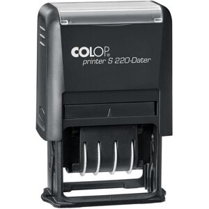 Colop, Tampon encreur, Datumstempel Printer S 220N selbstfärbend schwarz ohne Logo, 1 St. Publicité Colop, Tampon encreur, Datumstempel Printer S 220N selbstfärbend schwarz ohne Logo, 1 St. Publicité