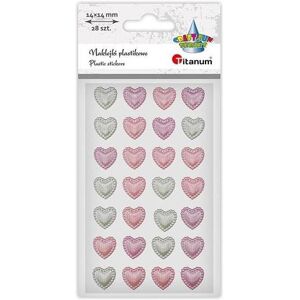 Panta Plast, Autocollants, Herzaufkleber aus Kunststoff, 14 x 14 mm, 28 Stück, gemischt (28 Autocollants) - Publicité Panta Plast, Autocollants, Herzaufkleber aus Kunststoff, 14 x 14 mm, 28 Stück, gemischt (28 Autocollants) - Publicité