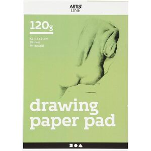 Creativ Company, Cahier + bloc-notes, Tekenblok Wit A5 120gr, 30 Vellen (A5) - Publicité Creativ Company, Cahier + bloc-notes, Tekenblok Wit A5 120gr, 30 Vellen (A5) - Publicité