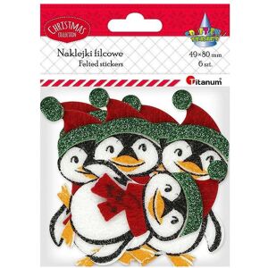 Titanum, Autocollants, 3D Pinguine Filzaufkleber 6 Stk (6 Autocollants) - Publicité Titanum, Autocollants, 3D Pinguine Filzaufkleber 6 Stk (6 Autocollants) - Publicité