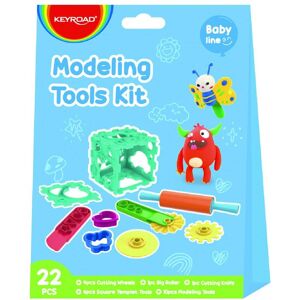 Keyroad Kit de pâte à modeler pour enfants, cutter avec trous, pochoirs, boîte - Publicité Keyroad Kit de pâte à modeler pour enfants, cutter avec trous, pochoirs, boîte - Publicité