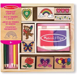 Melissa & Doug, Tampon encreur, MELISSA playset Friendship Stamp Set - Publicité Melissa & Doug, Tampon encreur, MELISSA playset Friendship Stamp Set - Publicité