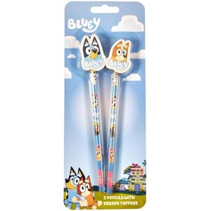 Sombo, Crayon à papier + critérium, Bluey crayons avec topper (2x) - Publicité Sombo, Crayon à papier + critérium, Bluey crayons avec topper (2x) - Publicité
